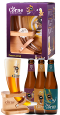 Pack de cerveza regalo Estuche La Corne 3 Cervezas 33 cl 1 Vaso
